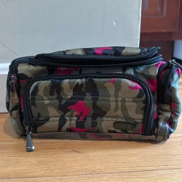 Lug Mini Trolley Bag in pink camo, NEW - Picture 1 of 10